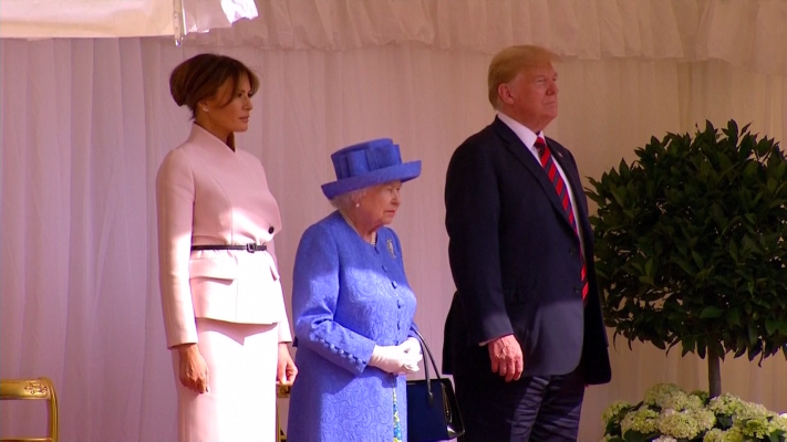 Donald Trump Visits Queen Elizabeth II | ETCanada.com
