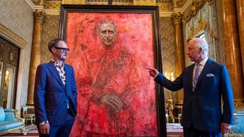 Unveiled fiery-red portrait of King Charles prompts divisive public reaction: 'Kind of ghoulish'