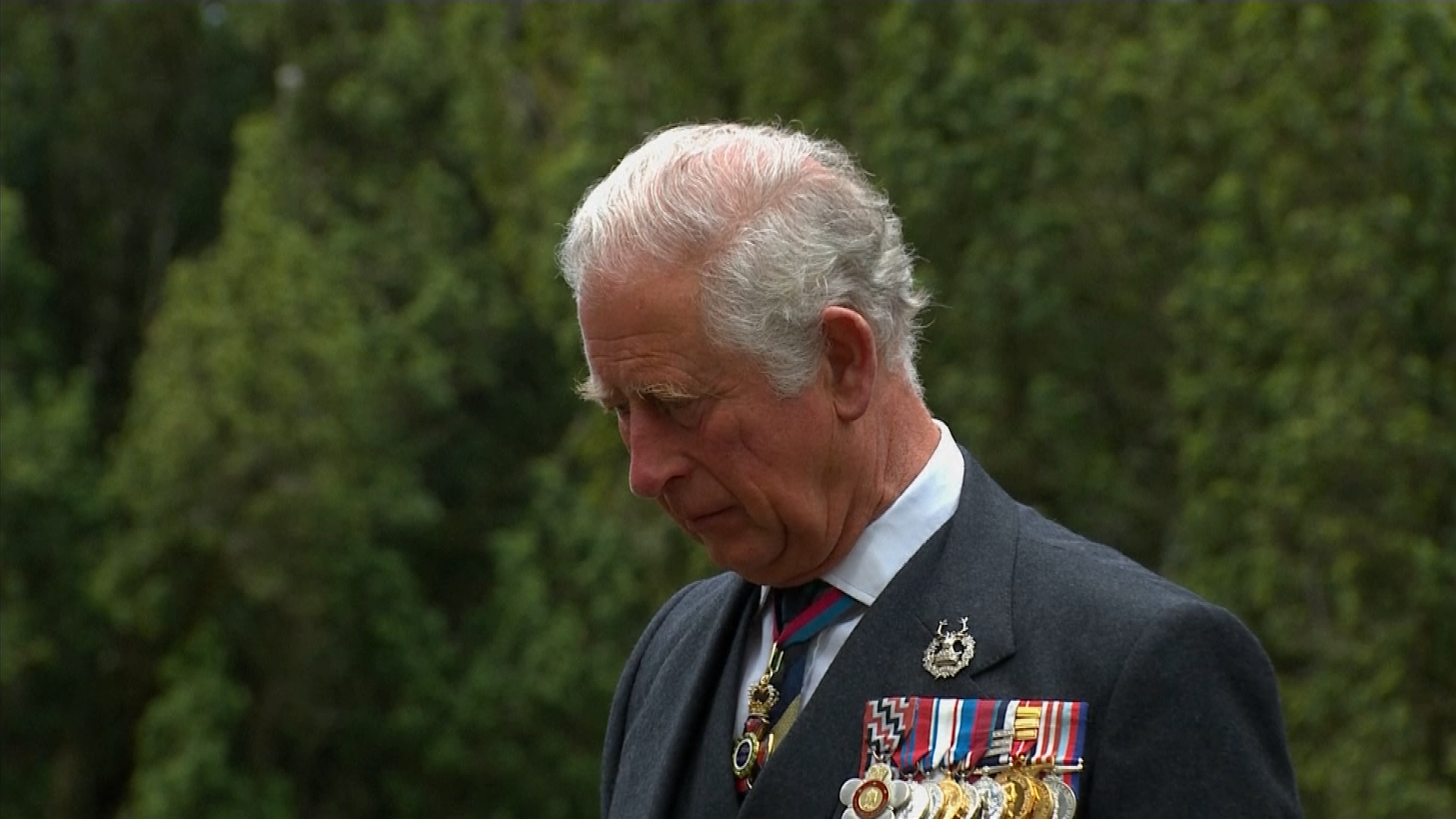 Prince Charles And Camilla Parker-Bowles Lead VE Day Observation